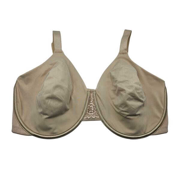 Vanity Fair 40DDD Beauty Back Full Figure Underwire Minimizer Bra- 76080 Neutral - Picture 1 of 7